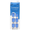 imPRESS Color Press On Manicure Blue Short