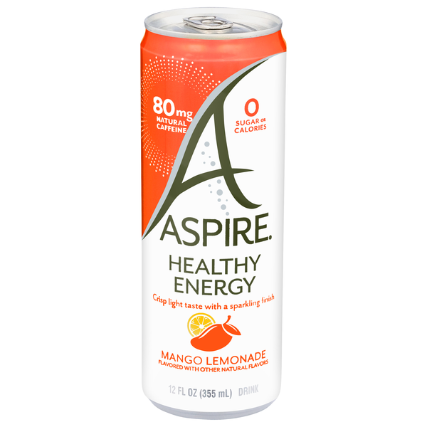 Aspire Mango Lemonade Healthy Energy Drink
