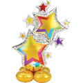 AirLoonz Colorful Star 59 Inch Decorative Air-Filled Balloon