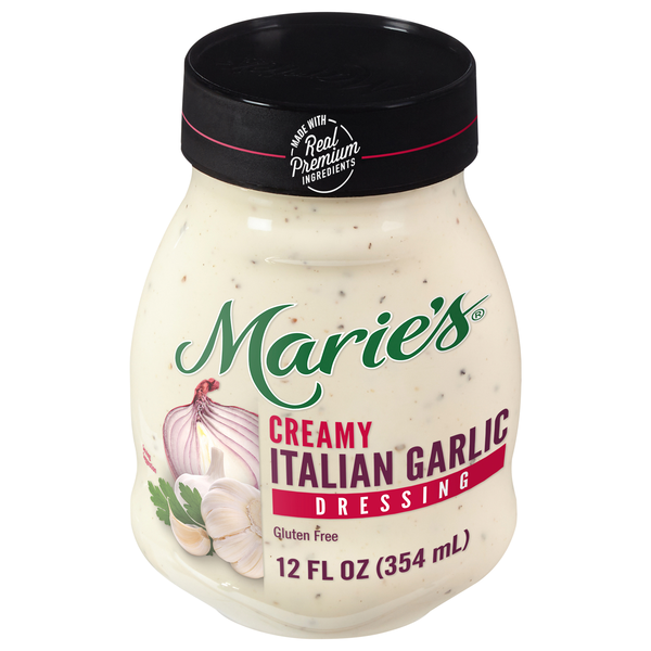 Marie's Creamy Italian Garlic Dressing + Dip