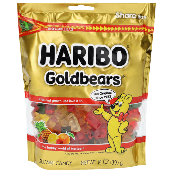 Haribo Goldbears Gummi Bears Candy Share Size