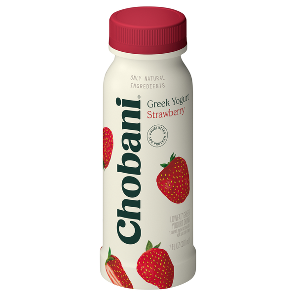 Chobani Low Fat Strawberry Greek Yogurt Drink
