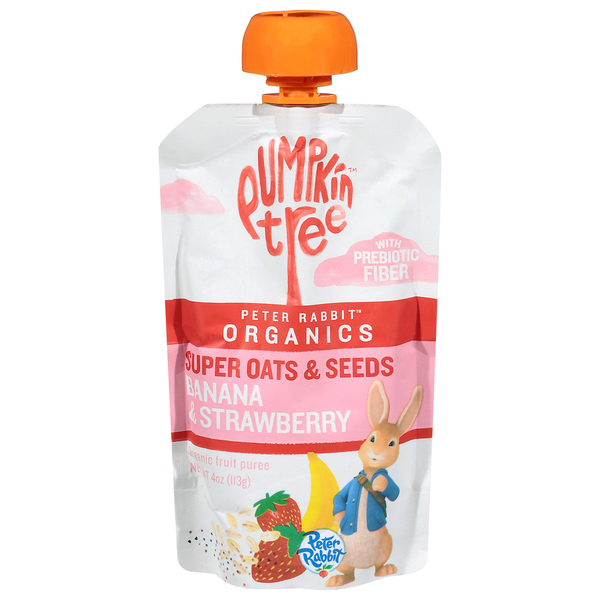 Pumpkin Tree Peter Rabbit Organics Super Oats & Seeds Banana & Strawberry