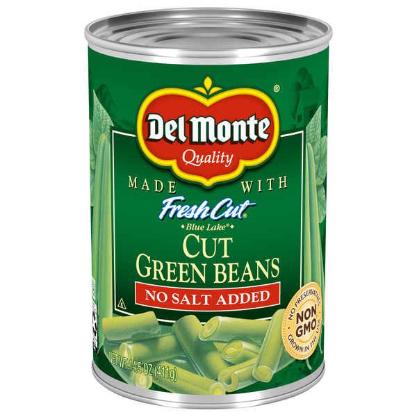 Del Monte No Salt Added Cut Green Beans