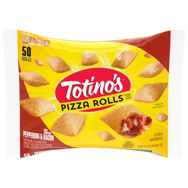 Save on Totino's Pizza Rolls Pepperoni & Bacon 50 ct Order Online