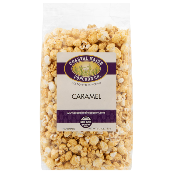 Coastal Maine Popcorn Co. Handmade Air Popped Caramel Popcorn
