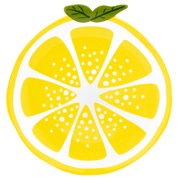 Smart Living Summer Shaped Plate Lemon