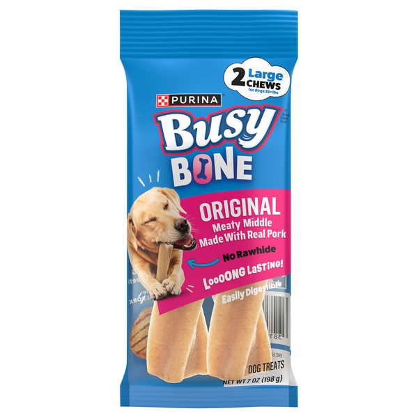 Purina Busy Bone Original Rawhide Free Small/Medium Dog Treats - 2 ct