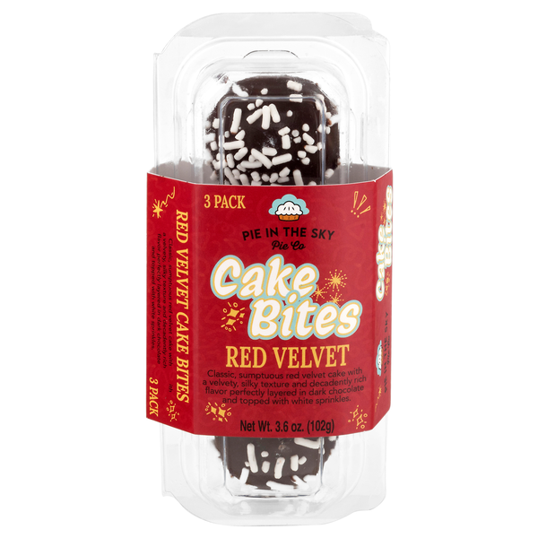 Pie in the Sky Red Velvet Cake Bites - 3 ct