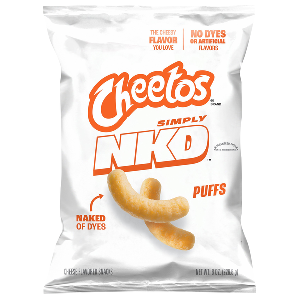 Cheetos Simply NKD Puffs Cheese Flavored Snacks