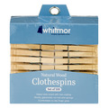 Whitmor Clothespins Natural Wood