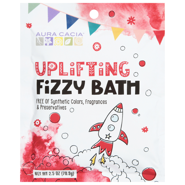 Aura Cacia Fragrance Free Uplifting Fizzy Bath