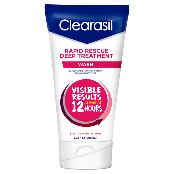 Clearasil Rapid Rescue Deep Treatment Wash Maximum Strength