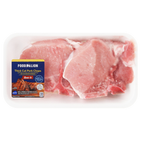 Food Lion Bone-In Thick Cut Pork Chops Fresh