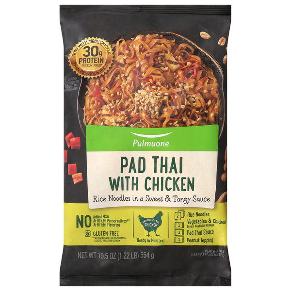 Pulmuone Chicken Pad Thai Rice Noodle Kit