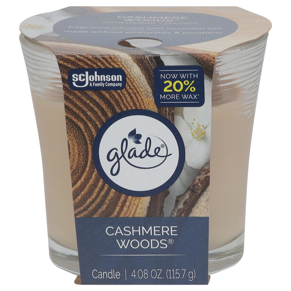 Glade Cashmere Woods Candle