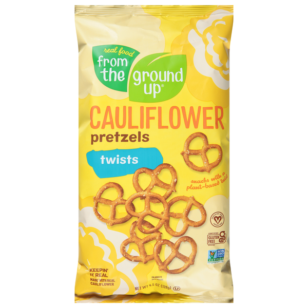 From The Ground Up Gluten Free Vegan Cauliflower Pretzel Twists
