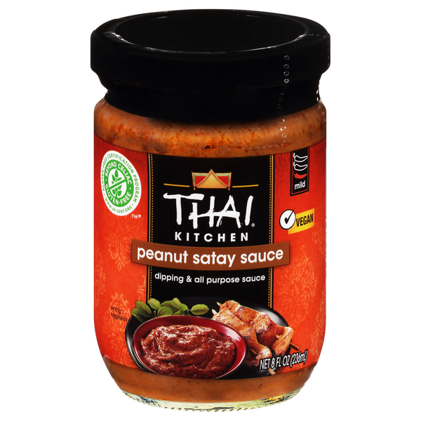 Thai Kitchen Gluten Free Vegan Mild Peanut Satay Sauce