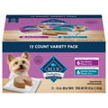 BLUE Delights Natural Small Breeds Beef/Chicken Variety Wet Dog Food 12 ct