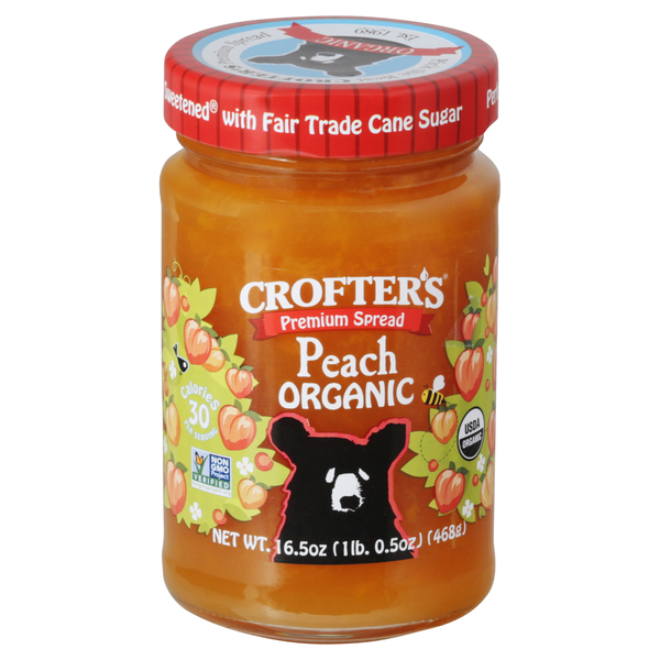 Crofter's Organic Peach Premium Spread