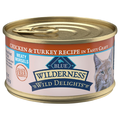 Blue Buffalo Wilderness Wild Delights Chicken & Turkey Wet Cat Food