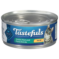 BLUE Tastefuls Natural Pate Ocean Fish & Tuna Adult Wet Cat Food