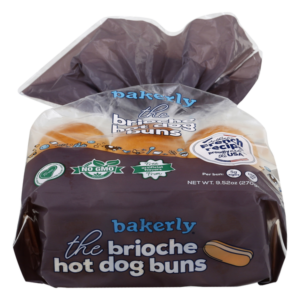 Save on Bakerly Brioche Hot Dog Buns 6 ct Order Online Delivery GIANT