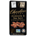 Chocolove Gluten Free Almonds & Sea Salt Dark Chocolate Candy Bar