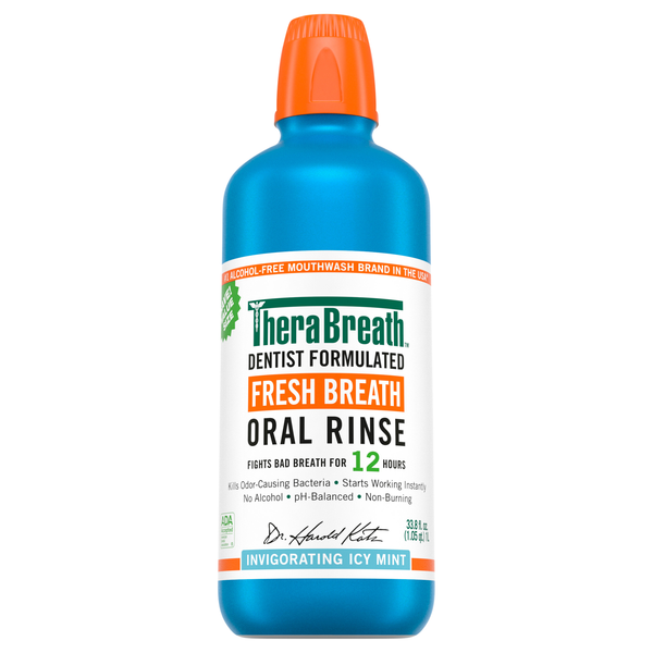 TheraBreath Fresh Breath Invigorating Icy Mint Oral Rinse
