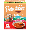 Delectables Savory Broth Variety Pack Lickable Cat Treat - 12 ct