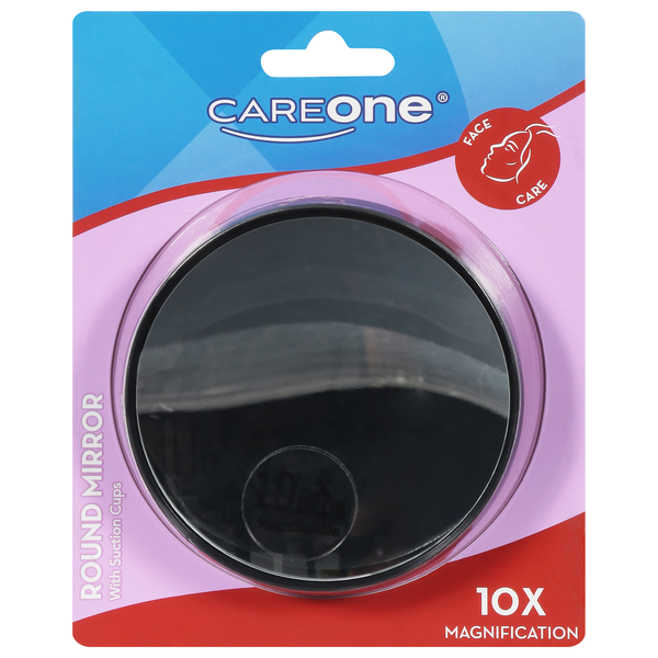 CareOne Round Mirror with Suction Cups