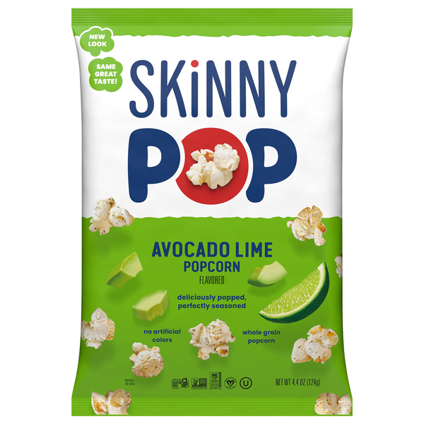 SkinnyPop Gluten Free Avocado Lime Popcorn