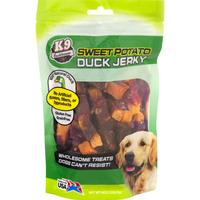 K9 Cookhouse Grain Free Sweet Potato Duck Jerky Dog Treats