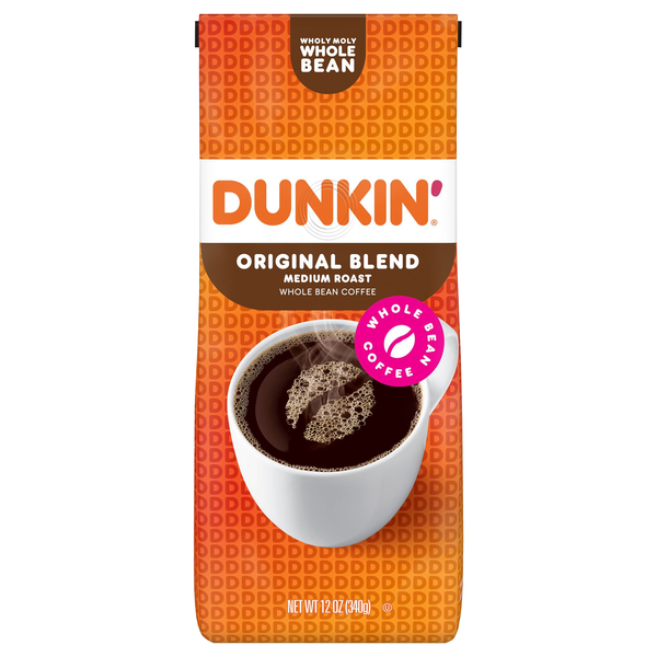 Dunkin' Original Blend Medium Roast Whole Bean Coffee