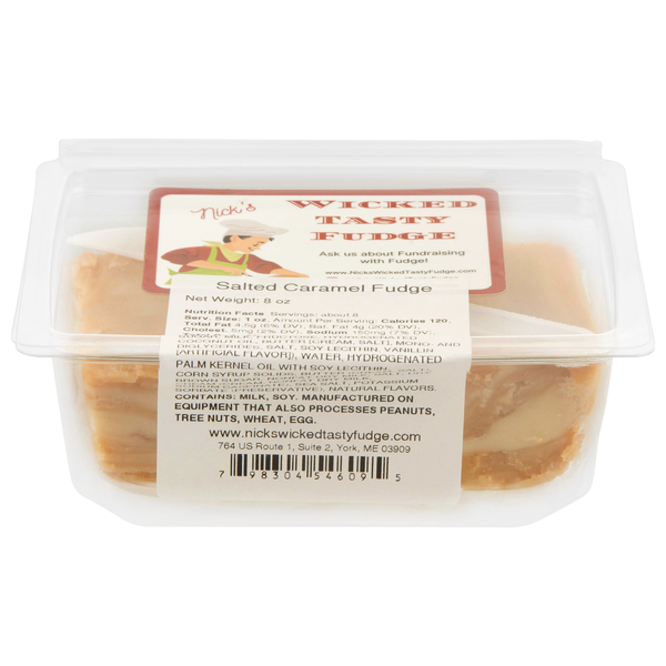 Nick's Wicked Tasty Salted Caramel Fudge