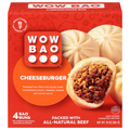 Wow Bao Cheese Burger Bao Buns - 4 ct