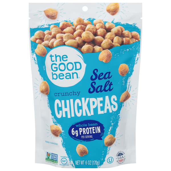 The Good Bean Gluten Free Sea Salt Crunchy Chickpeas