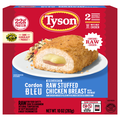 Tyson Cordon Bleu Raw Stuffed Chicken Breast - 2 ct Frozen