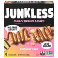 Junkless Gluten Free Chewy Drizzled Birthday Cake Granola Bars - 6 ct