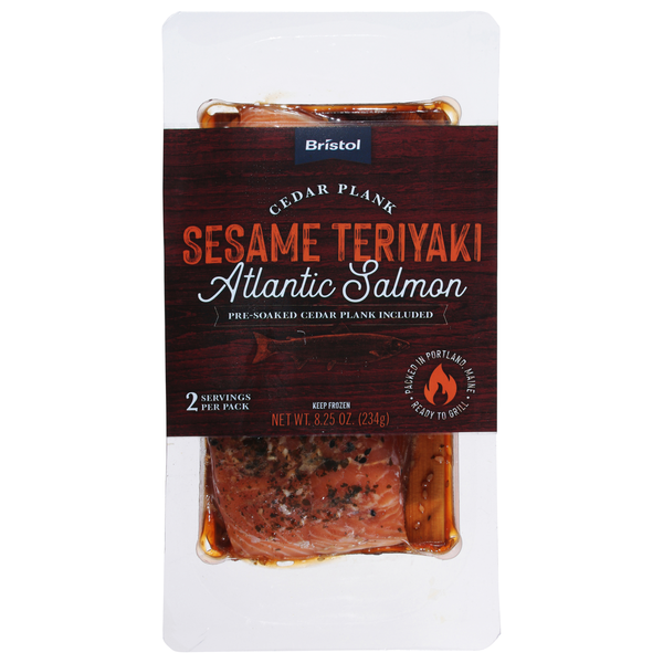 Bristol Cedar Plank Sesame Teriyaki Atlantic Salmon