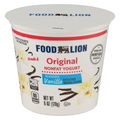 Food Lion Original Non Fat Vanilla Blended Yogurt Cup