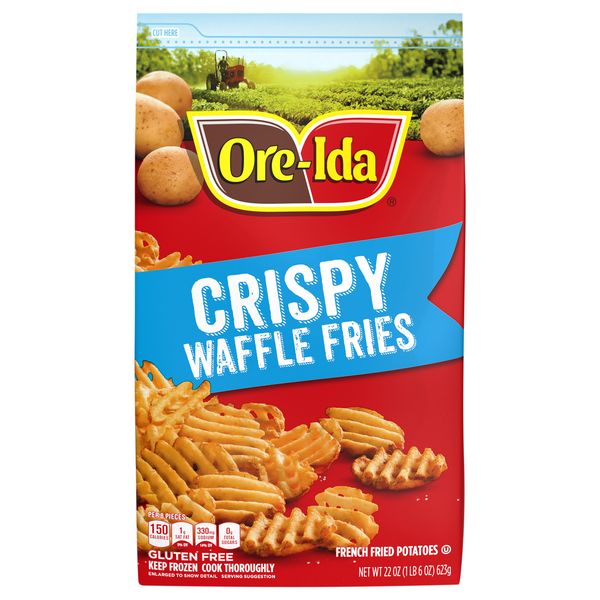 Ore-Ida Crispy Waffle Fries French Fried Potatoes Frozen