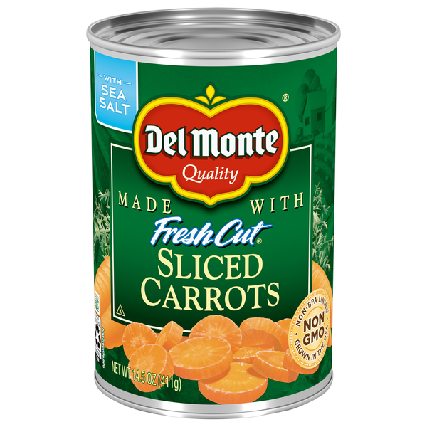 Del Monte Sliced Cut Carrots with Sea Salt