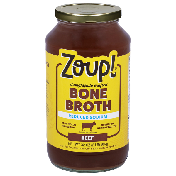 Zoup! Reduced Sodium Beef Bone Broth