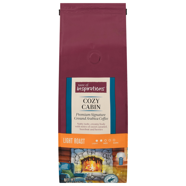 Taste of Inspirations Premium Cozy Cabin Light Roast Ground Coffee