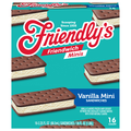 Friendly's Friendwich Minis Vanilla Frozen Dairy Dessert Sandwiches - 16ct