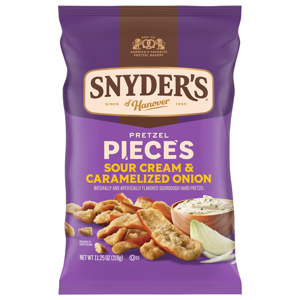 Snyder's of Hanover Sour Cream & Caramelized Onion Flavored Pretzel Pieces