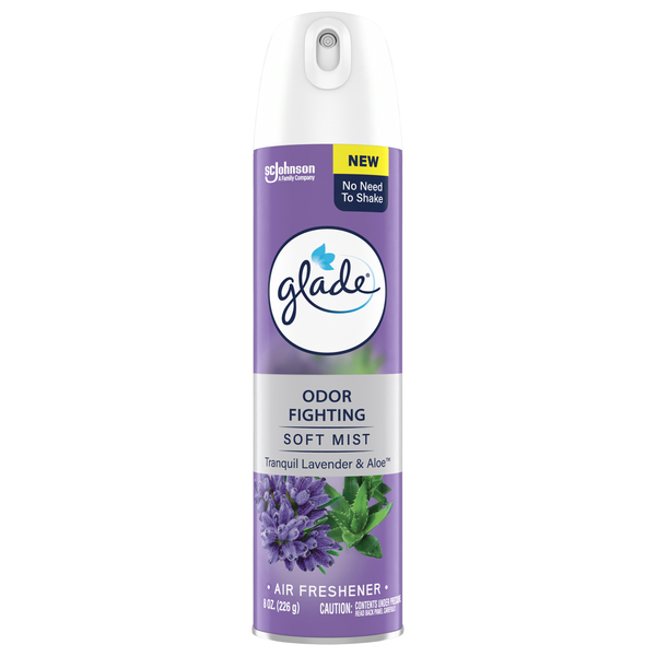 Glade Tranquil Lavender & Aloe Air Freshener Aerosol Spray