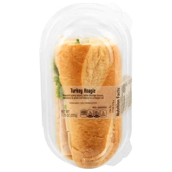 Hannaford Deli Turkey Hoagie