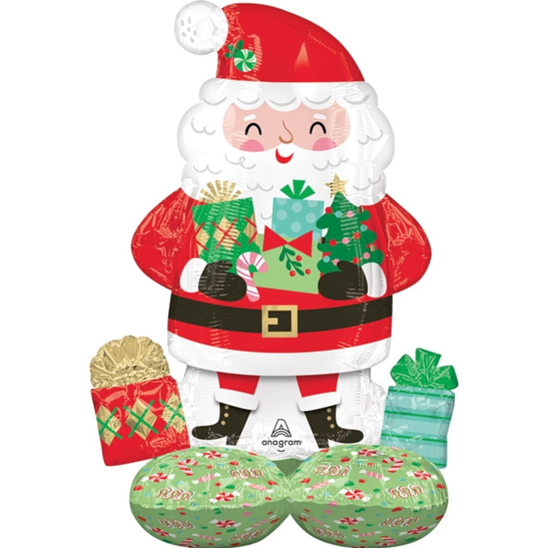 AirLoonz Junior Jolly Old Santa Decorative Air-Filled Balloon